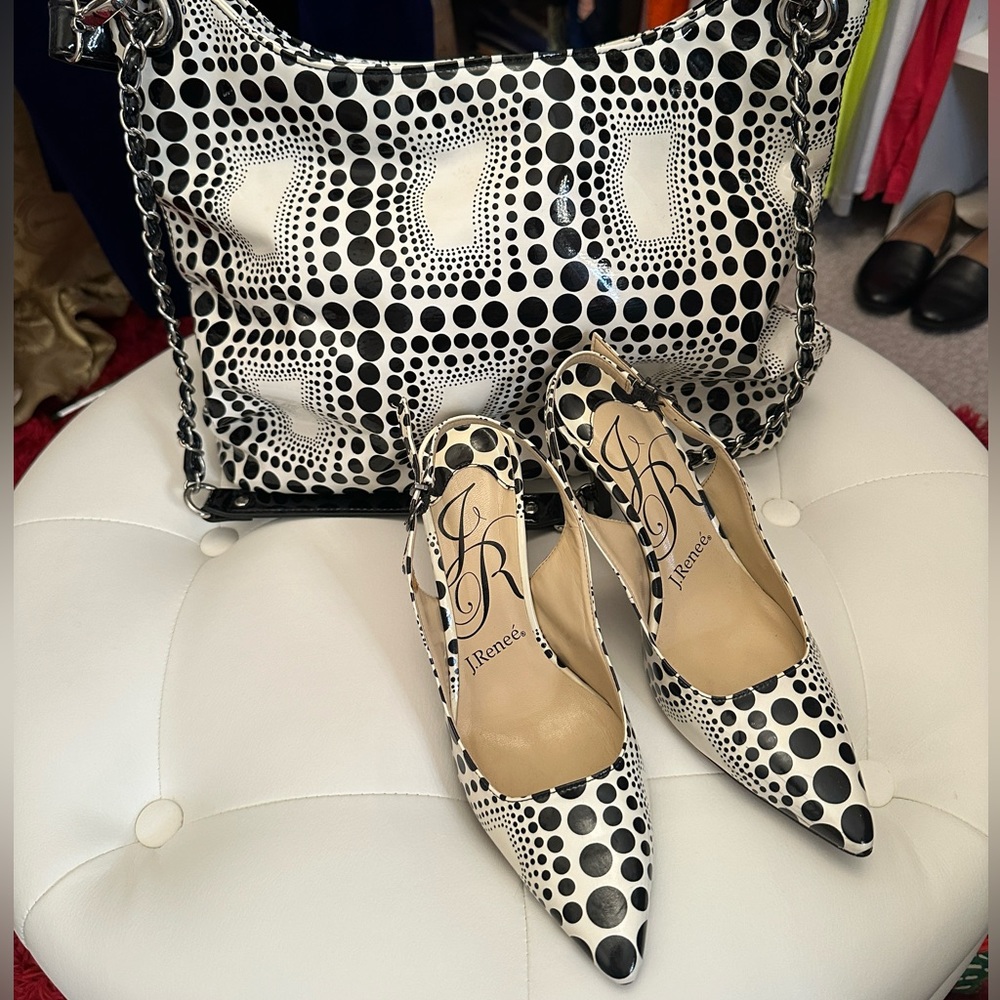 J.Renee shoe and purse set